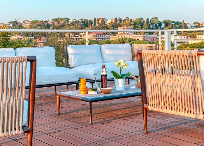 Skylife 360 Rooftop Penthouse Apartamento Roma